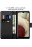 Samsung Galaxy J5 (2015) Vegan PU Leather Flip Book Style Wallet Case Cover